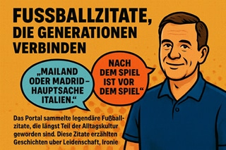 Fußballzitate, die Generationen verbinden