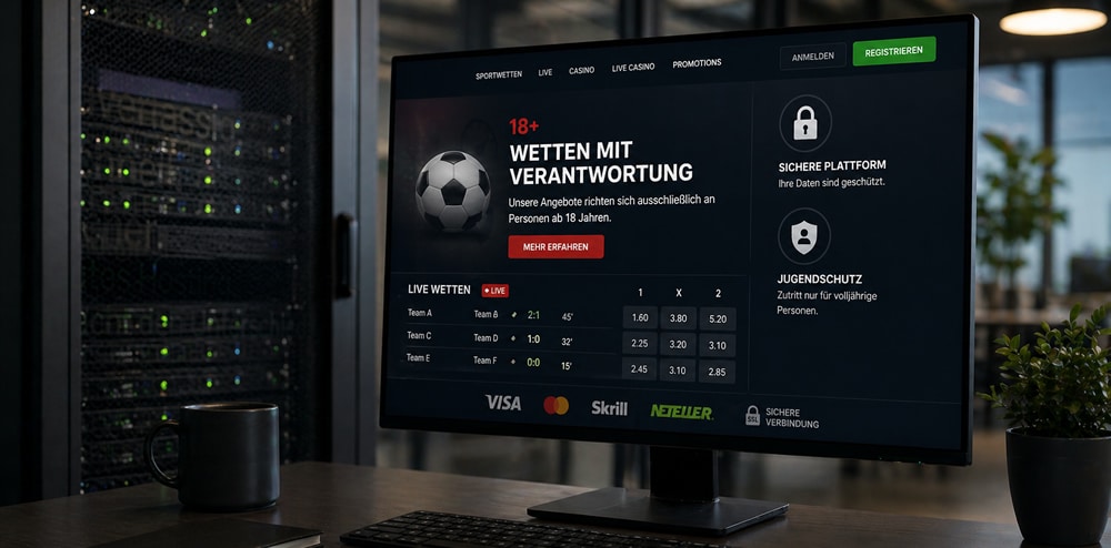 Hosting für FSK-18-Inhalte wie Sportwetten